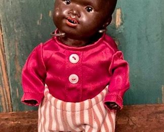 Armand Marseilles Black Bisque Baby Doll - Germany 