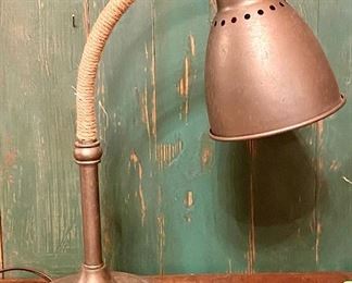 Rope-Wrapped Desk Lamp