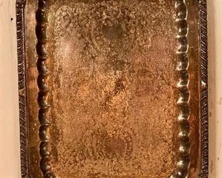 Silver on Copper Tray