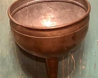 Antique 9” Brass Funnel