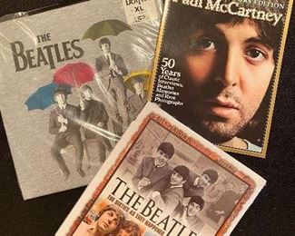 Beatles t-shirt, magazines