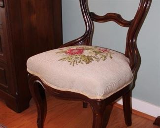 Antique Needle Point Chair