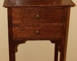 Antique Oak Vanity Stand
