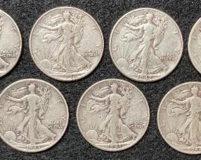 Walking Liberty Silver Half Dollars