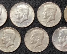 Silver Kennedy Half Dollars
