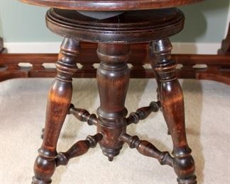 Antique Clawfoot Stool