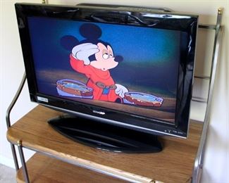 Sharp TV with Built-In DVD Player