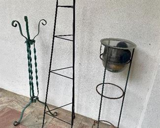 metal plant stands and trellis