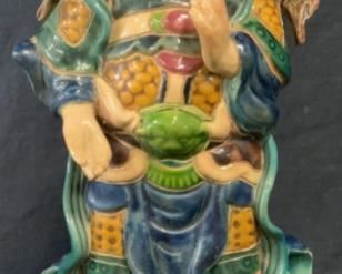 Chinese Ceramic Figural Statue
