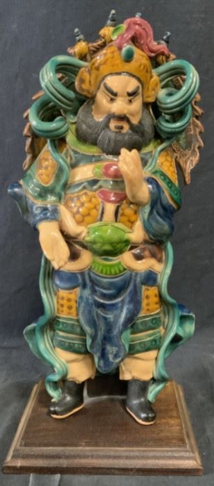 Chinese Ceramic Figural Statue
