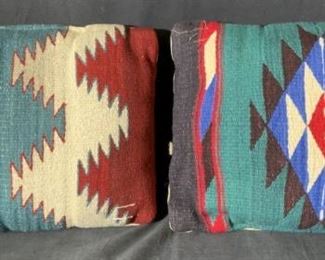 Pair South Western Throw Pillows
