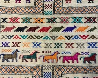 Handmade Moroccan Wool Tapestry
