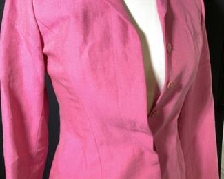 ANN TAYLOR LINEN AND RAYON BLAZER
