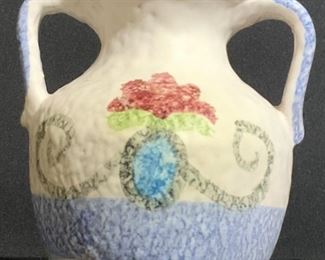 Artist Signed Handcrafted Ceramic Bud Vase
