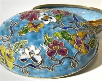 Lot 2 Asian Enameled Trinket Boxes
