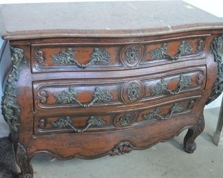 9006 French 3 Drawer Chest with Ormolu