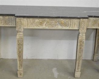 9007 Marble Top Console Table