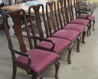9038 Set 6 Queen Anne Chairs