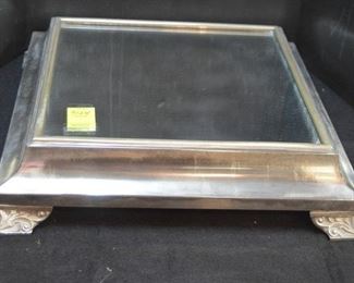 9124 Silver Framed Plateau with Mirror