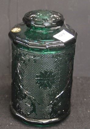 1804 Aqua Tiara Cookie Jar