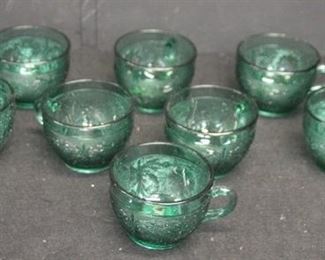 1810 8 Aqua Tiara Cups