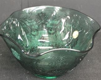 1811 Lg. Aqua Tiara Bowl