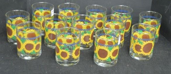 1820 13 Sunflower Tiara Glasses