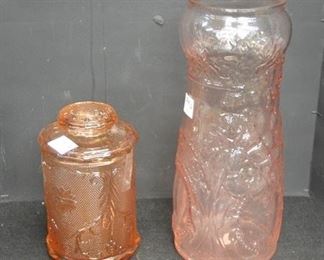 1841 Lg. Pink Tiara Vase, Cookie Jar