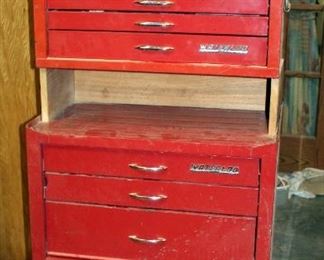 Waterloo Rolling 9-Drawer Tool Box, No Key, Contents Not Included, 46" x 27" x 18"