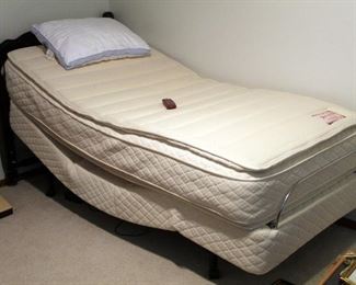 Just-A-Matic Adjustable Twin Size Bed With S-Cape Adjustable Frame And Remote
