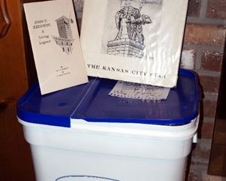 The Torch Is Past, JFK Commemorative Books, By The Kansas City Star, And Assorted Vintage Kansas City Star Newspapers