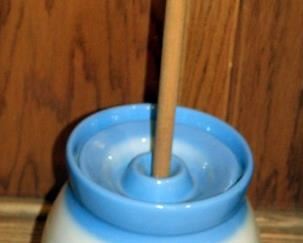 Ceramic Butter Churn, 28" Tall