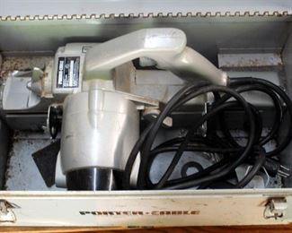 Porter Cable Electric Porta-Plane Model 126 In Metal Carrying Case