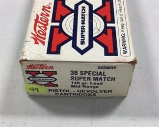 Western 38 Special Super Match47 rounds