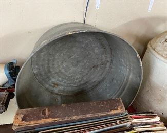 Old Galvanized Tub