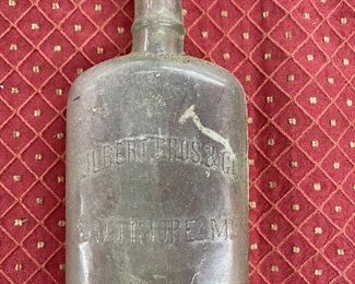 Old J. L. Bert Bros. Whiskey Bottle