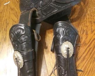 Nice Leather Western Double Holster Set