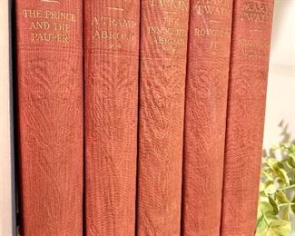 $250 Vintage Mark Twain Books (set of 23)