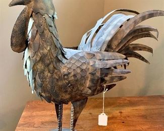  $80 - Decorative Metal Rooster (approx 14” H)