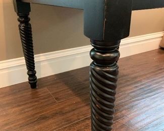 View of Spiral Table Legs