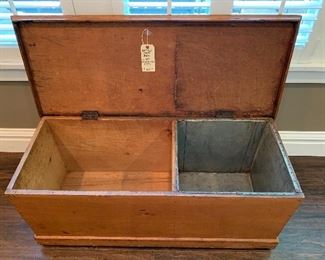 Inside view of cooler 