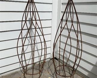 $24  Planter Trellis  (pair, as is)