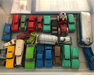Vintage die cast cars by Hubley & Tootsietoys 