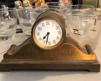 Tiffany & Co. brass clock 