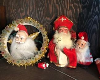 Vintage Christmas - Santas!