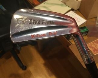 Brand new Wilson Staff irons. Still in the plastic.