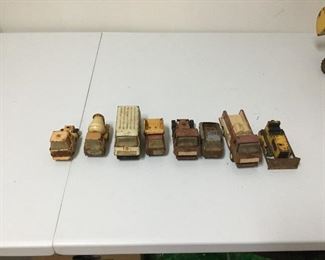 Vintage trucks. Small size.