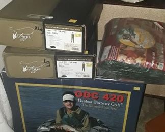ODC 420 Outdoor Discovery Craft, The Ultimate Float Tube, and (2) Chest Waders, sizes XLg and Lg