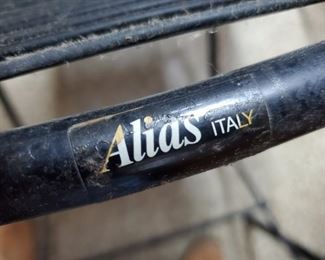 Mid-70's Spaghetti chairs by Belotti...set of 4 made for MOMA by Alias Italy,,,