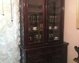 Antique Walnut Hutch